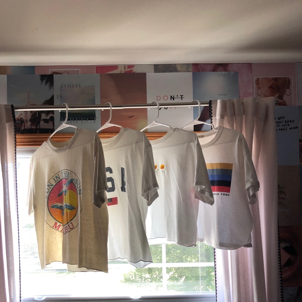 Four Brandy Melville Tees